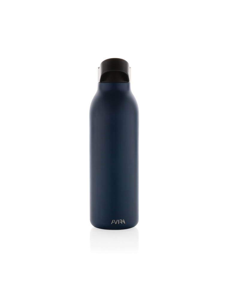 Gourde Avira Ara 500 ml à paille en acier RCS personnalisable