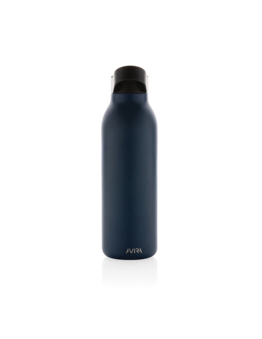 Gourde Avira Ara 500 ml à paille en acier RCS personnalisable