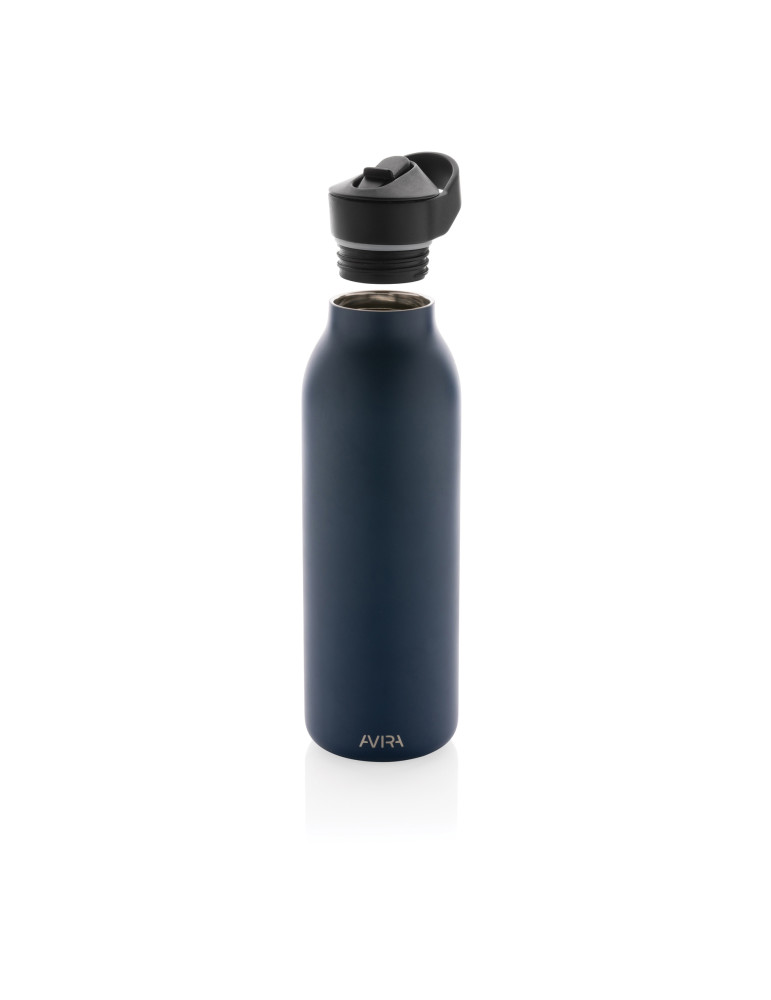 Gourde Avira Ara 500 ml à paille en acier RCS personnalisable