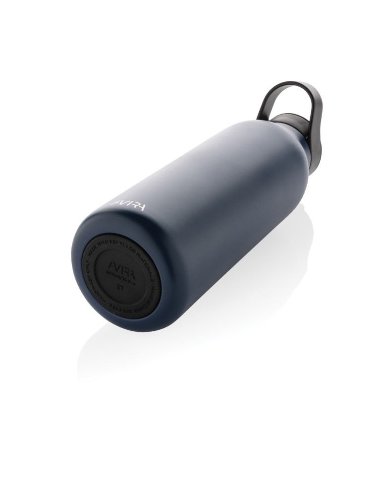 Gourde Avira Ara 500 ml à paille en acier RCS personnalisable