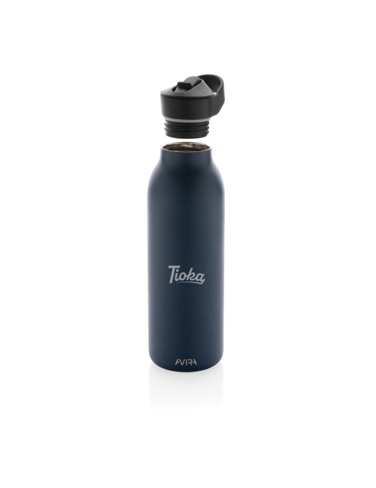 Gourde Avira Ara 500 ml à paille en acier RCS personnalisable