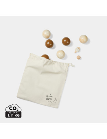 Jeu de boules Vinga en pin FSC avec sac personnalisable