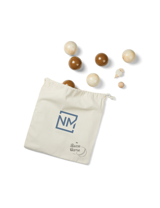 Jeu de boules Vinga en pin FSC avec sac personnalisable