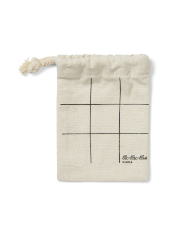 Jeu de morpion Vinga en pin FSC avec pochette personnalisable 2