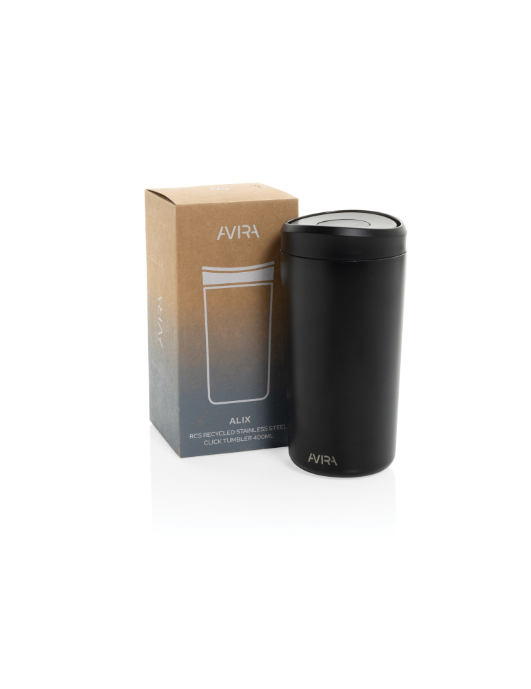 Mug Avira Alix 400 ml en acier RCS personnalisable