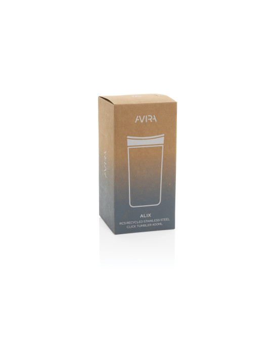 Mug Avira Alix 400 ml en acier RCS personnalisable