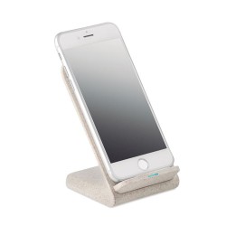 Support et chargeur pratique personnalisé LAYABACK Matières : ABS Couleurs : beige cadeau entreprise pas cher