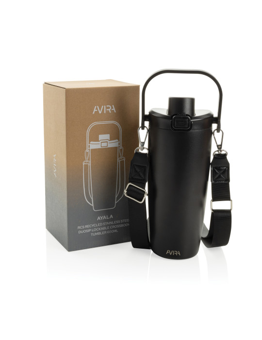 Mug Avira Ayala 600 ml avec bandoulière personnalisable