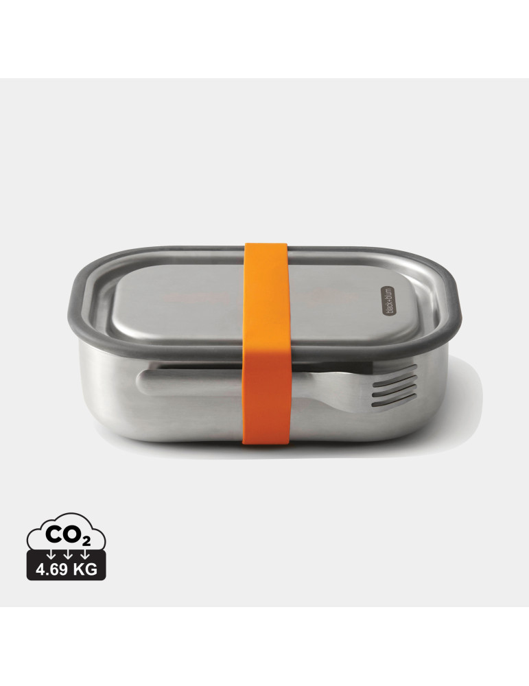 Lunch box Large Black+Blum en acier personnalisable