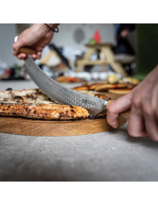 Couteau pizza et fromage BOSKA Oslo+ numéro 4 personnalisable