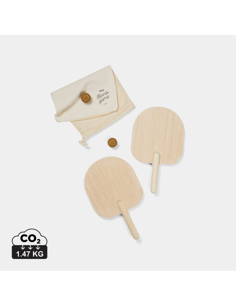 Jeu de raquettes Vinga Miro 35 × 21 cm bois FSC personnalisable