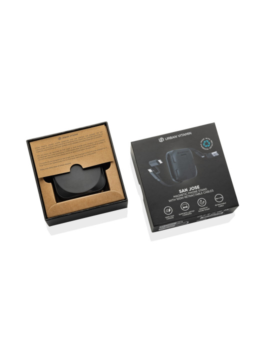 Support magnétique 100W avec câble Urban Vitamin San Jose personnalisable