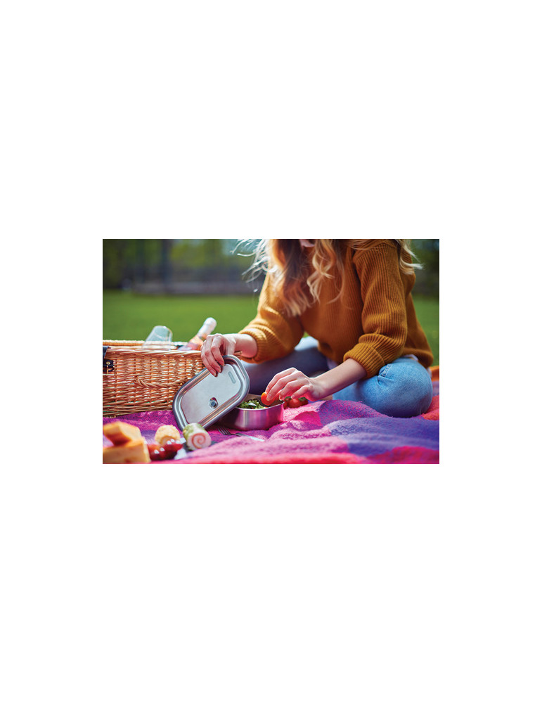 Lunch box Large Black+Blum en acier personnalisable