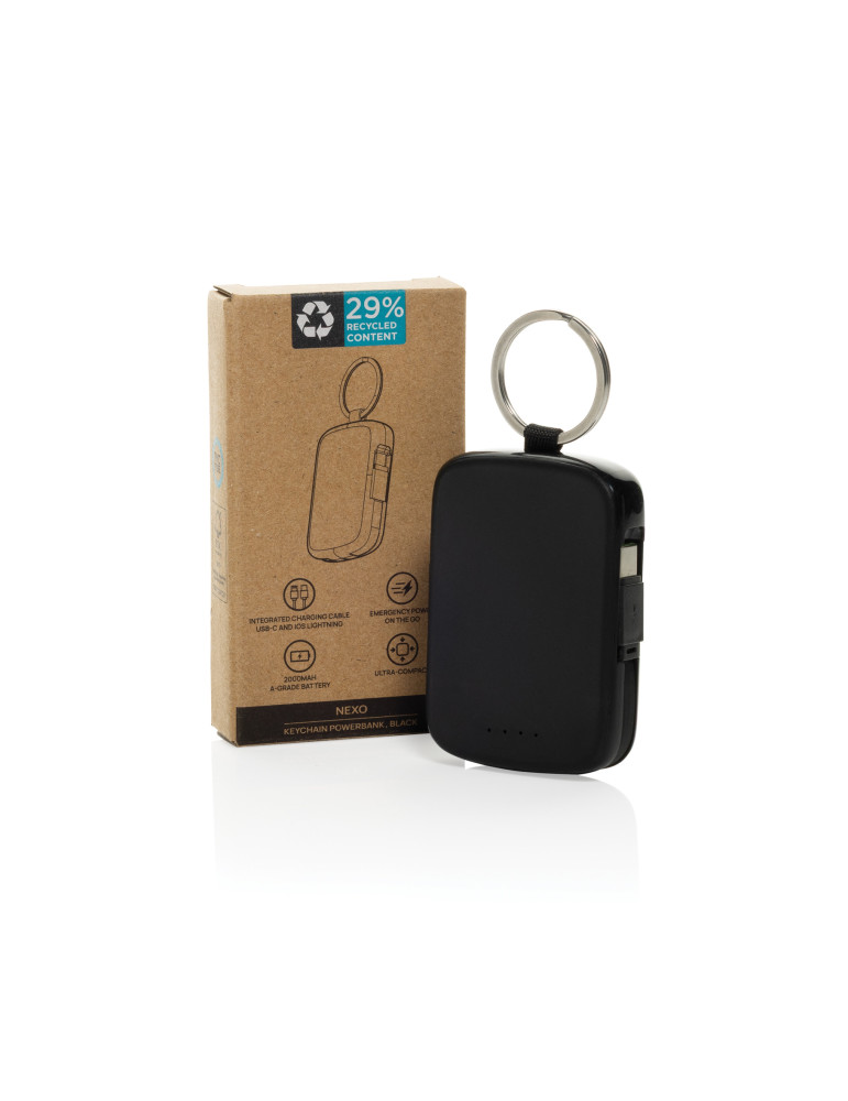 Porte-clés batterie Nexo 2 000 mAh RCS personnalisable