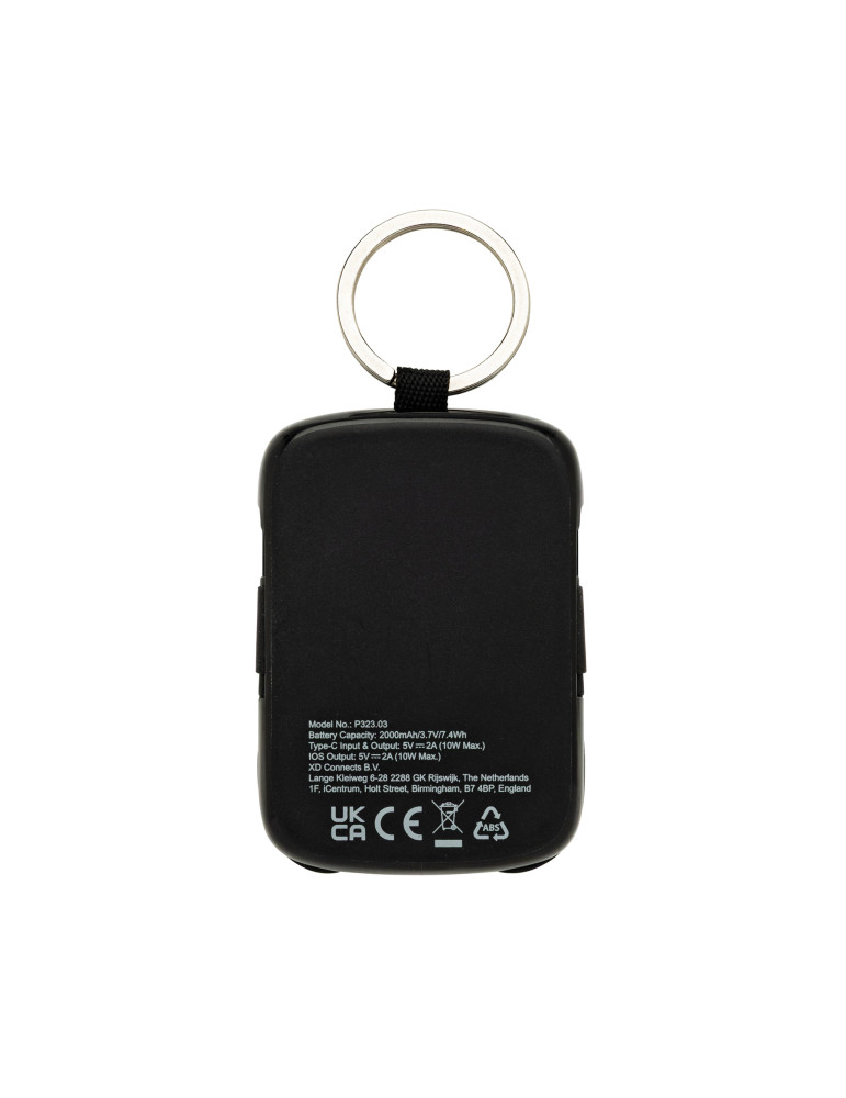 Porte-clés batterie Nexo 2 000 mAh RCS personnalisable