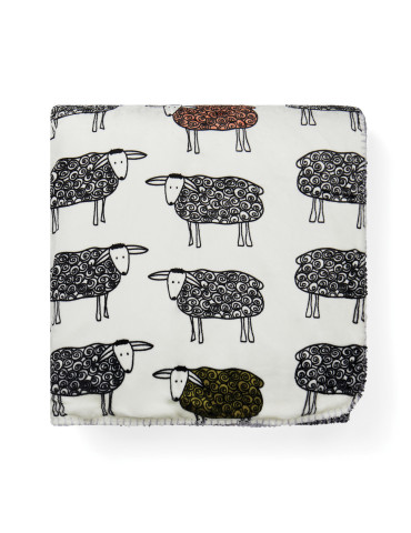 Plaid sherpa Vinga Sheep en rPET recyclé GRS publicitaire 2