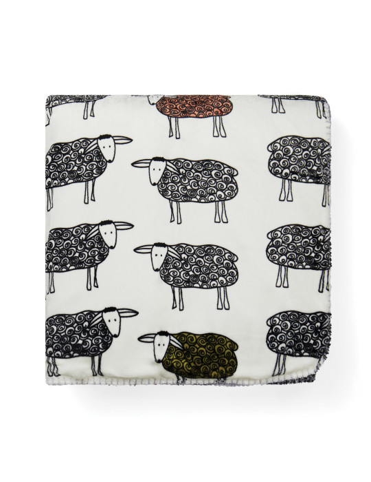 Plaid sherpa Vinga Sheep en rPET recyclé GRS publicitaire