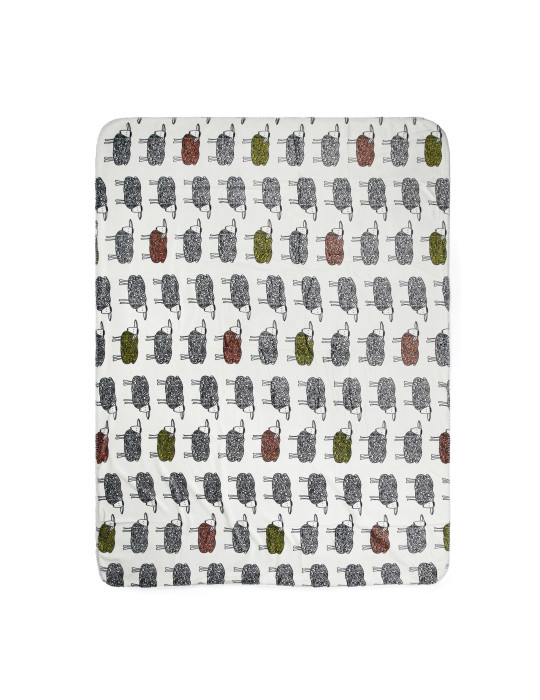 Plaid sherpa Vinga Sheep en rPET recyclé GRS publicitaire