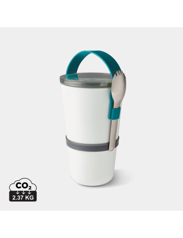 Conteneur repas Original Black+Blum à deux pots personnalisable