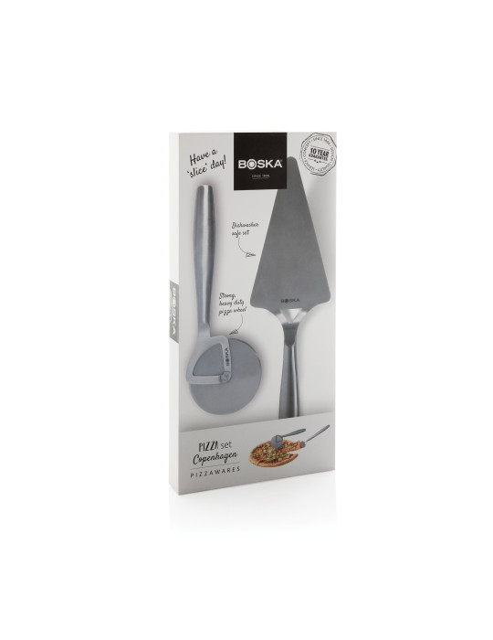 Set à pizza BOSKA Copenhagen en acier inoxydable personnalisable