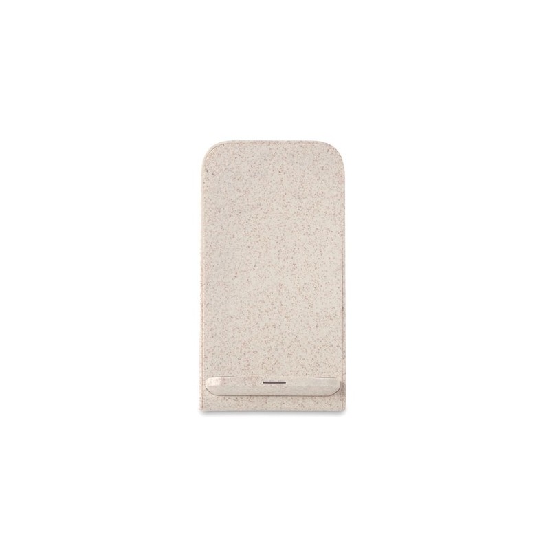 Support et chargeur pratique personnalisé LAYABACK Matières : ABS Couleurs : beige marquage laser ultra précis