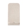 Support et chargeur pratique personnalisé LAYABACK Matières : ABS Couleurs : beige marquage laser ultra précis