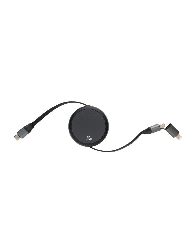 Câble rétractable 240W 2-en-1 en aluminium RCS Terra personnalisable