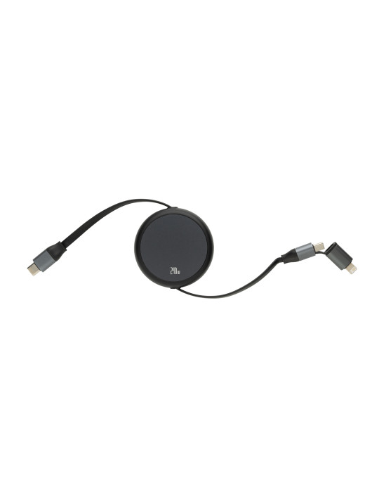 Câble rétractable 240W 2-en-1 en aluminium RCS Terra personnalisable