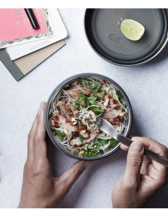 Bol repas Black+Blum 750 ml en verre personnalisable