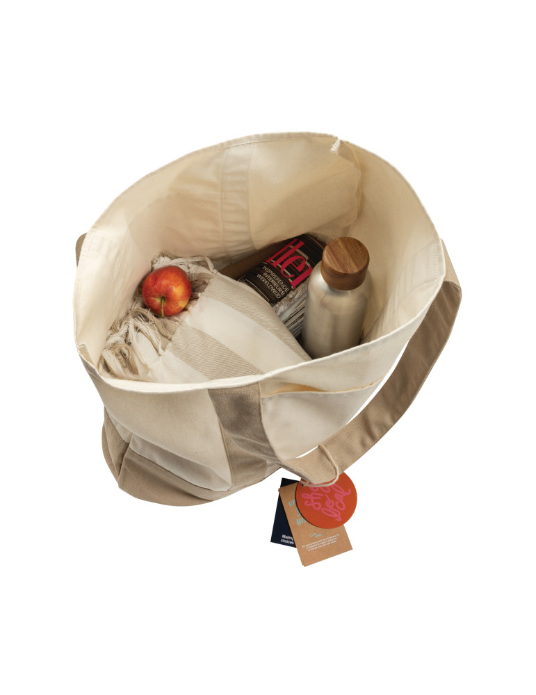 Cabas Shop Local AWARE coton recyclé 350 g personnalisable