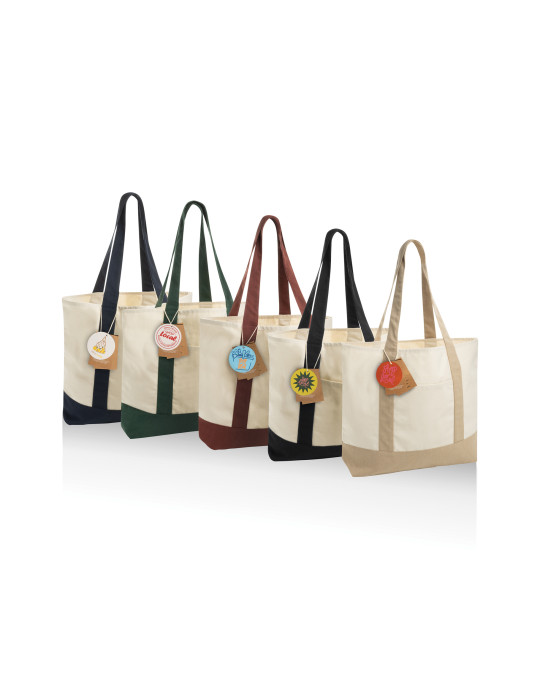 Cabas Shop Local AWARE coton recyclé 350 g personnalisable