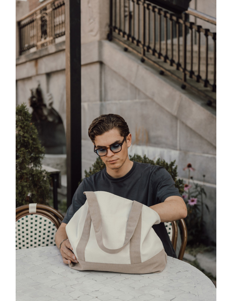 Cabas Shop Local AWARE coton recyclé 350 g personnalisable