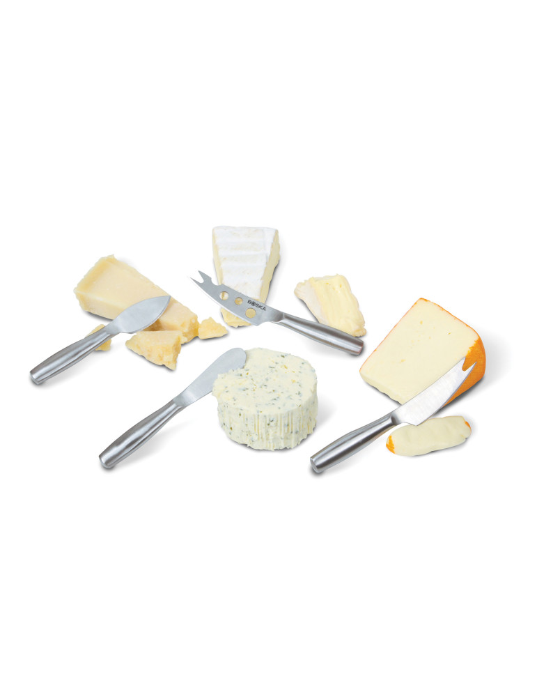 Quatre couteaux à fromage BOSKA Mini Copenhagen publicitaire