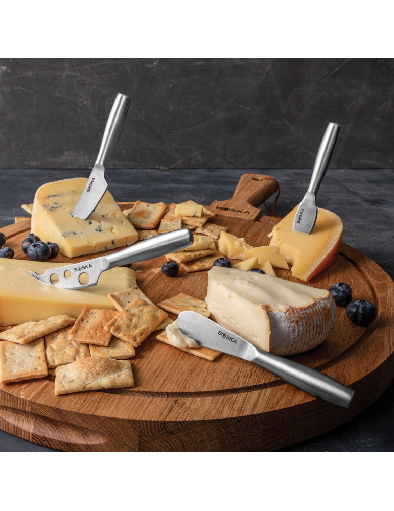 Quatre couteaux à fromage BOSKA Mini Copenhagen publicitaire