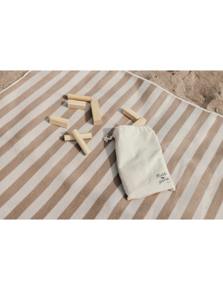 Mini jeu Kubb Vinga en pin FSC avec sac personnalisable