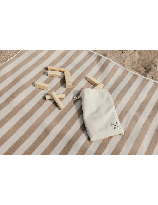Mini jeu Kubb Vinga en pin FSC avec sac personnalisable