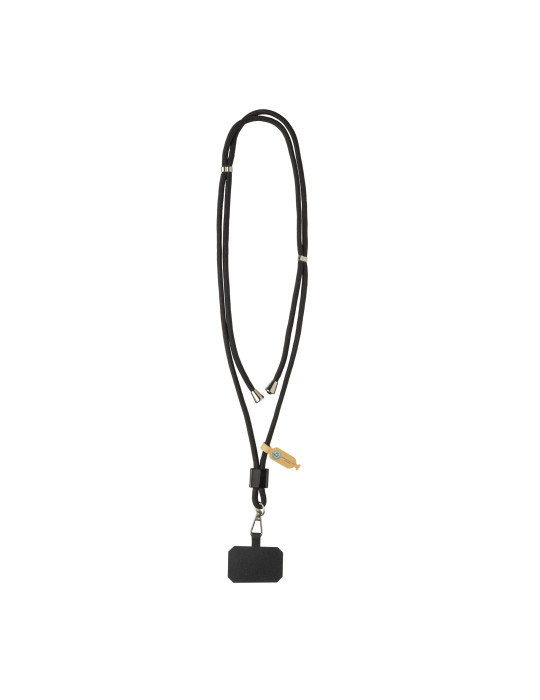 Tour de cou téléphone réglable en rPET recyclé RCS CarryLoop personnalisable