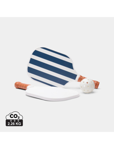 Set de pickleball Vinga Lagoa deux raquettes bois FSC personnalisable