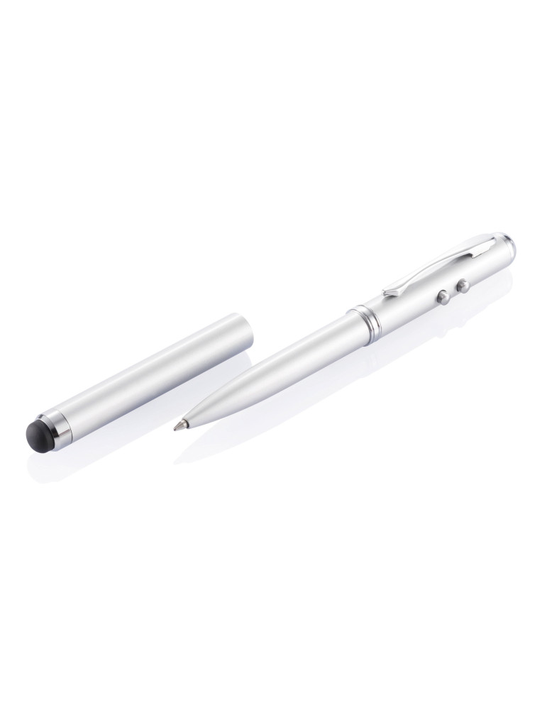 Stylo 4-en-1 avec stylet laser et torche personnalisable