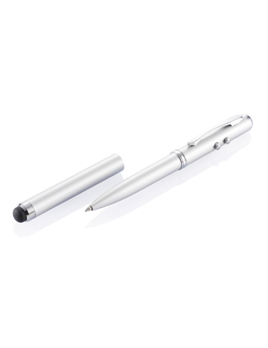 Stylo 4-en-1 avec stylet laser et torche personnalisable