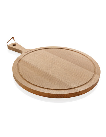 Planche de service ronde BOSKA Amigo L en bois personnalisable 2