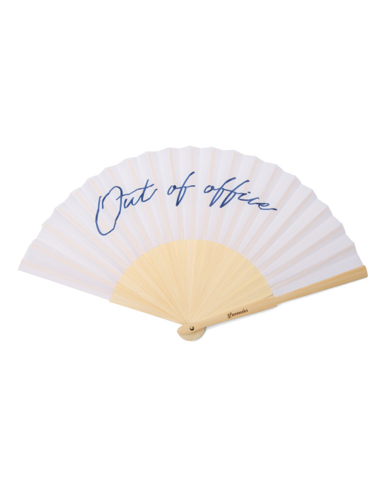Éventail Vinga Out of office bambou FSC personnalisable