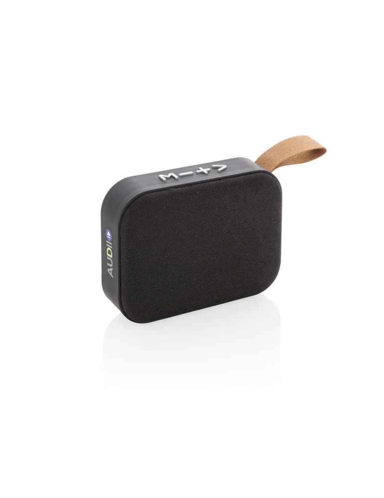 Enceinte 3 W à grille tissu et toucher doux personnalisable