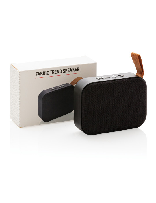 Enceinte 3 W à grille tissu et toucher doux personnalisable