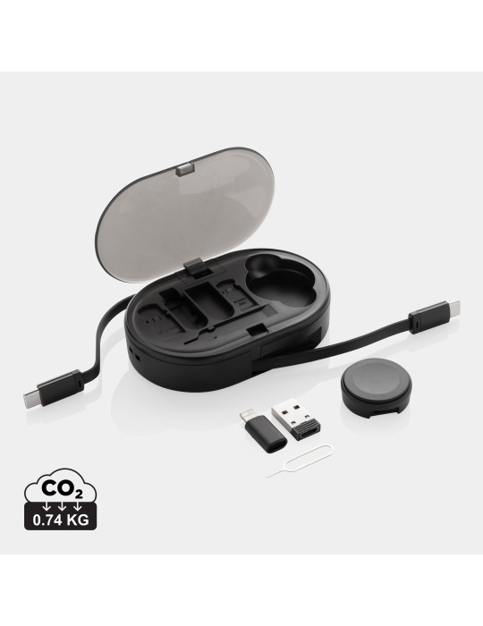Kit de recharge 60W en plastique recyclé RCS Chargevix personnalisable