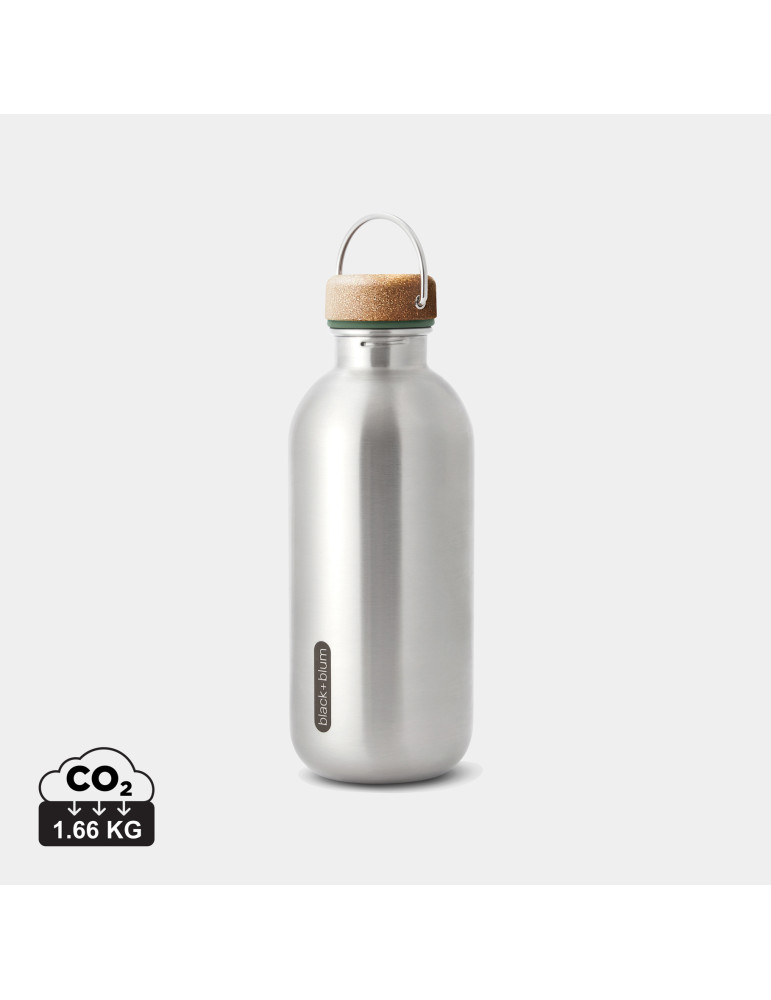 Gourde Black+Blum 600 ml en acier personnalisable