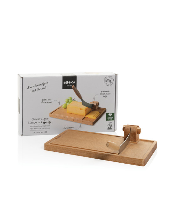 Coupe-fromage BOSKA Lumberjack Amigo en hêtre personnalisable
