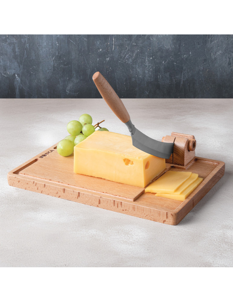 Coupe-fromage BOSKA Lumberjack Amigo en hêtre personnalisable