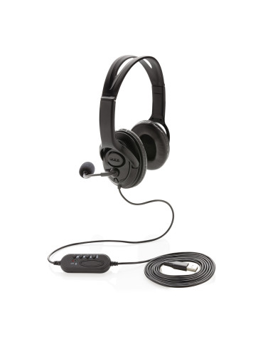 Casque filaire USB-A avec commande volume personnalisable 2