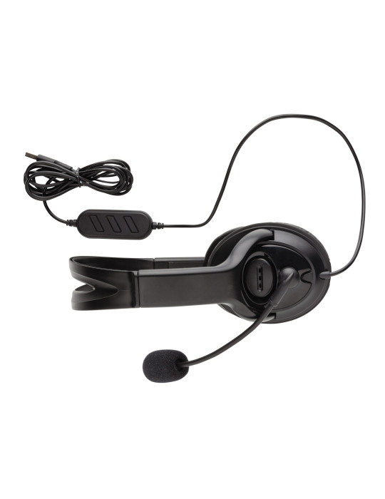 Casque filaire USB-A avec commande volume personnalisable
